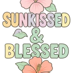 Sunkissed & Blessed Hibiscus #1575 | Free PNG Download