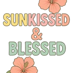 Sunkissed & Blessed Hibiscus #3941 | Free PNG Download