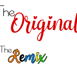 Red Font Design PNG Download