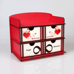 Red Pink Shelving PNG Download
