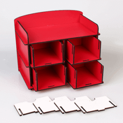 Red Shelving Plastic PNG Download