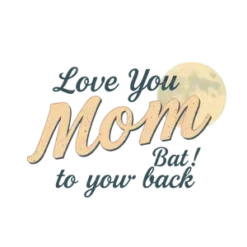 Vintage Faded Script Love You Mom To The Moon And Back #1349 | Free PNG Download