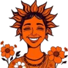 Vintage Sun Smiling Face 17 | Free PNG Download
