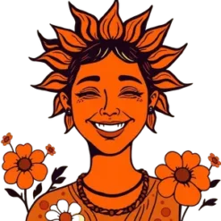 Vintage Sun Smiling Face 17 | Free PNG Download