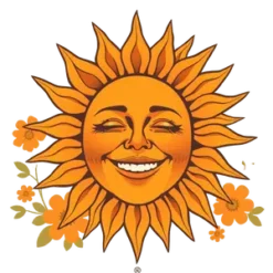 Vintage Sun Smiling 11 | Free PNG Download